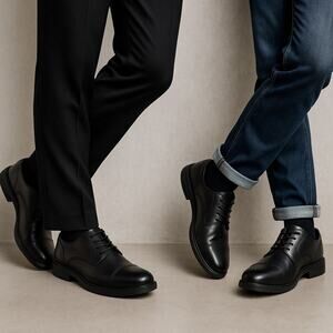 Nunn Bush Kore Icon CT OX Men’s Black Leather Shoes – Brand New SIZE 9